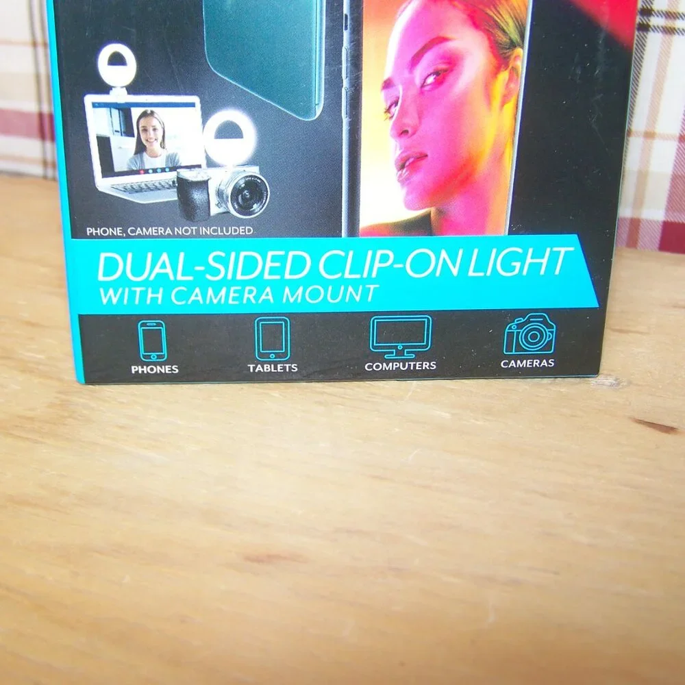 Bower NWB Dual-Sided Clip-On Light with Camera Mount
